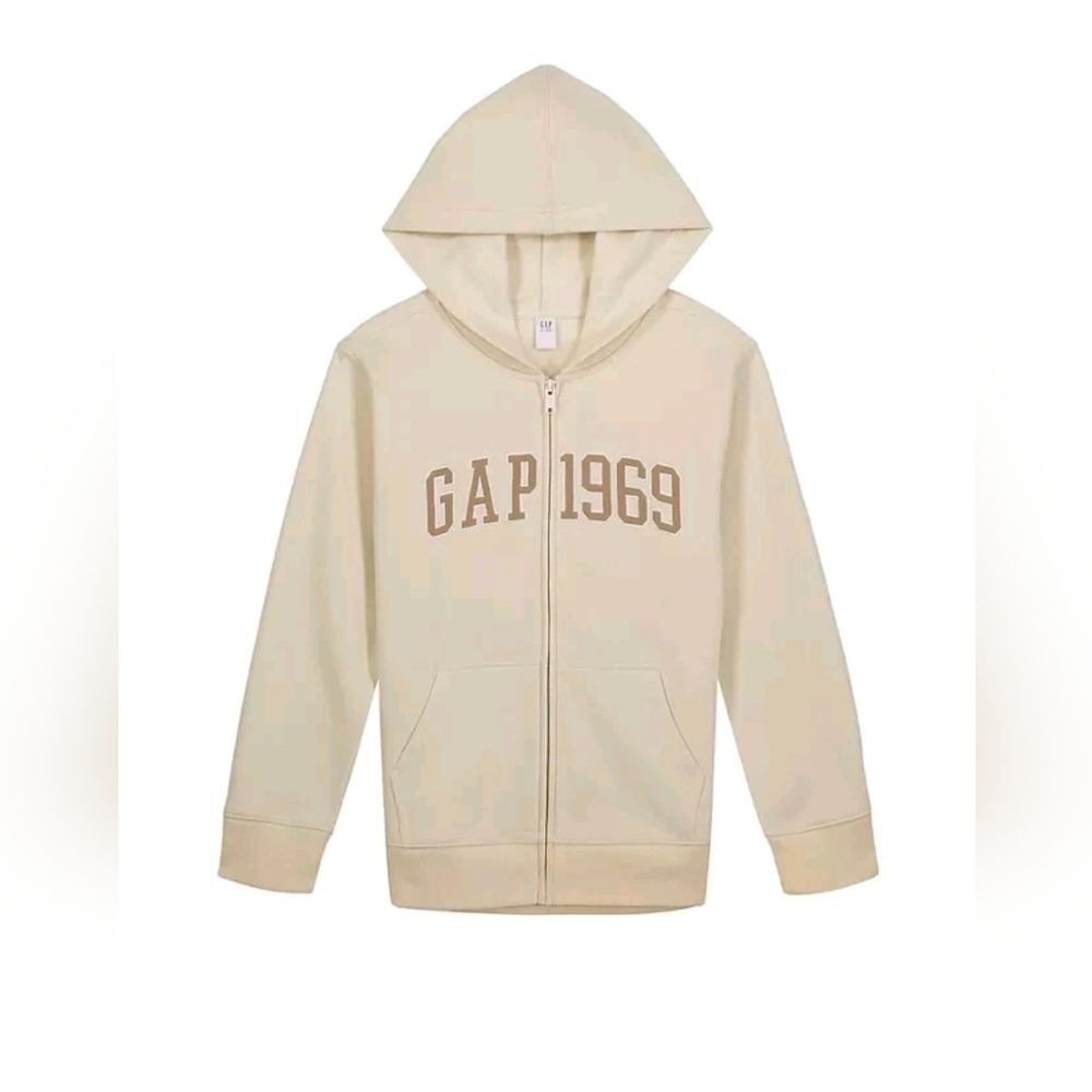 Gap Kids Full Zip Fleece Lined Hoodie Unisex 6/7 Or 8